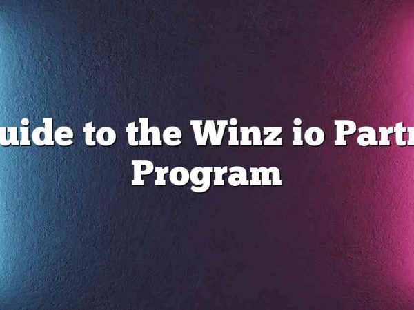 A Guide to the Winz io Partners Program